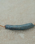 handmade clay pendant blue green shades