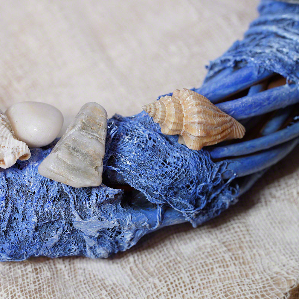 decorative seashell wreath