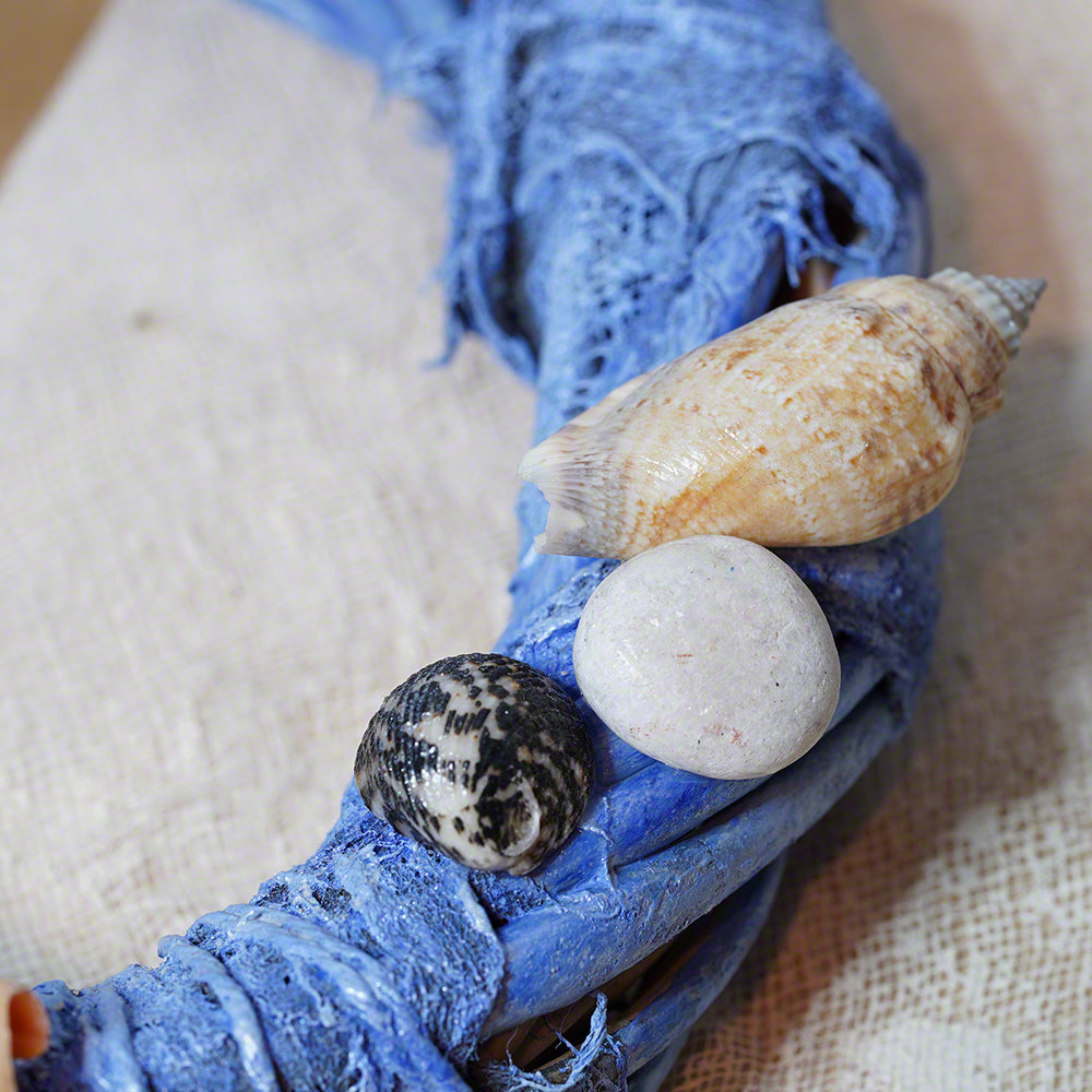 decorative seashell wreath