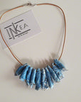 handmade clay necklace