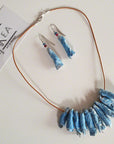 handmade clay necklace