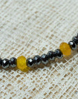 handmade bracelet hematite agate silver