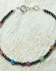 hematite agate beads bracelet