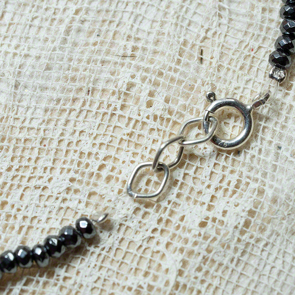 hematite agate beads bracelet