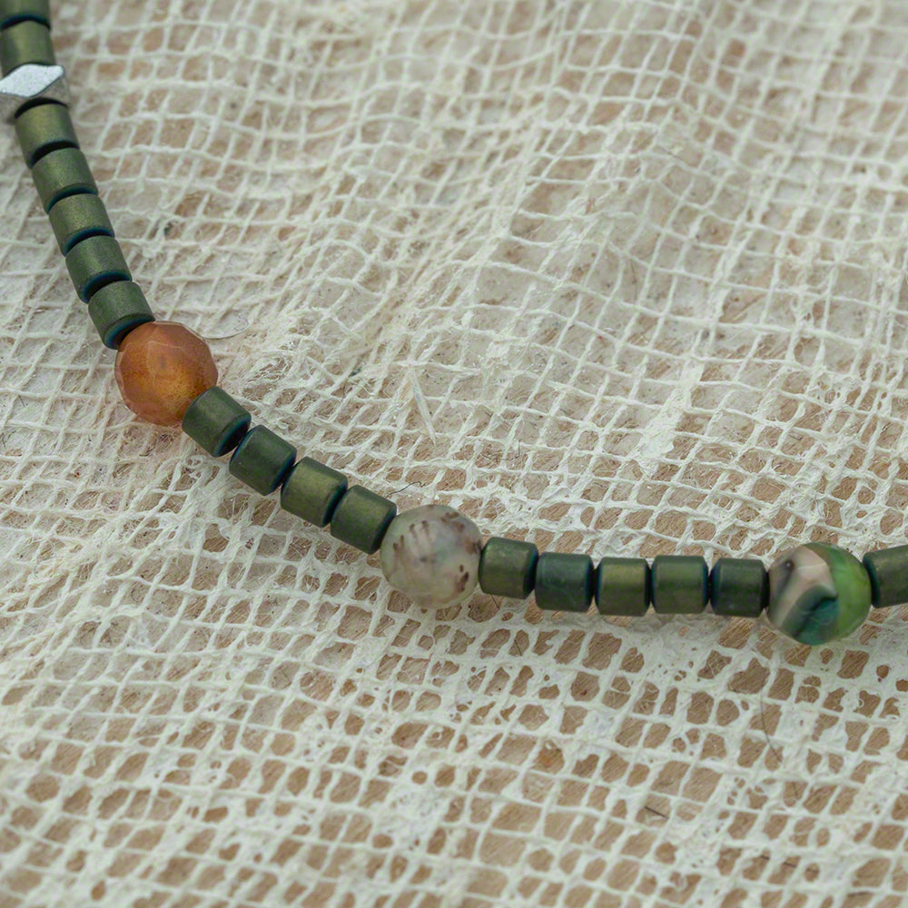 hematite agate beads bracelet