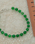 green agate hematite bracelet