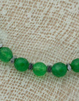 green agate hematite bracelet