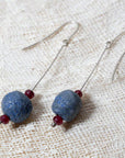 handmade clay beads earrings