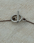 Necklace with handmade beads