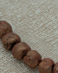 Necklace with handmade beads
