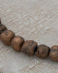 Necklace with handmade beads