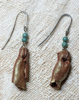 handmade clay earrings