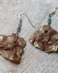 handmade clay earrings