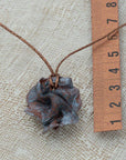 handmade clay pendant