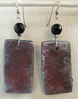 handmade clay earrings silver 925