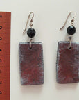 handmade clay earrings silver 925