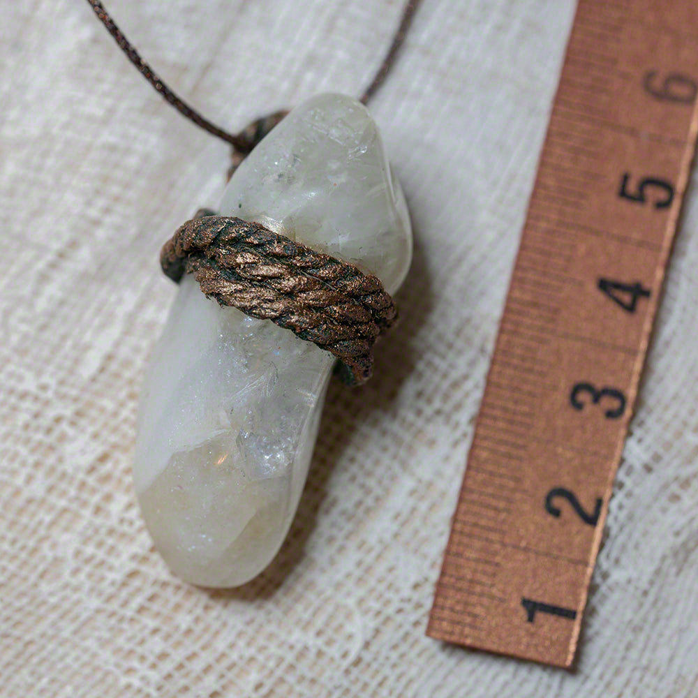 Κρεμαστό με άσπρο ημιδιάφανο αχάτη