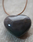 stone heart pendant