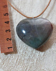 stone heart pendant