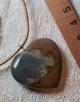 natural heart pendant