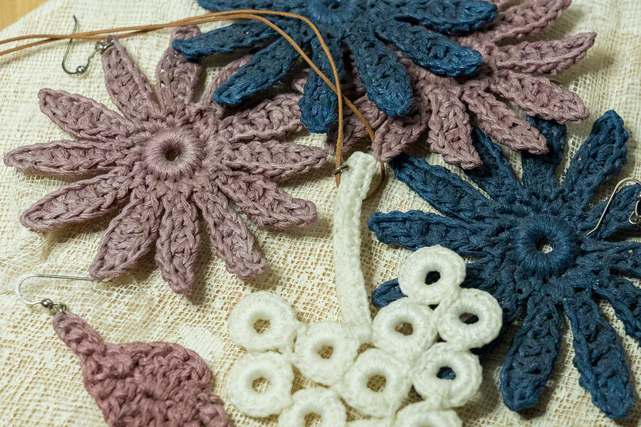 Handmade crochet jewelry