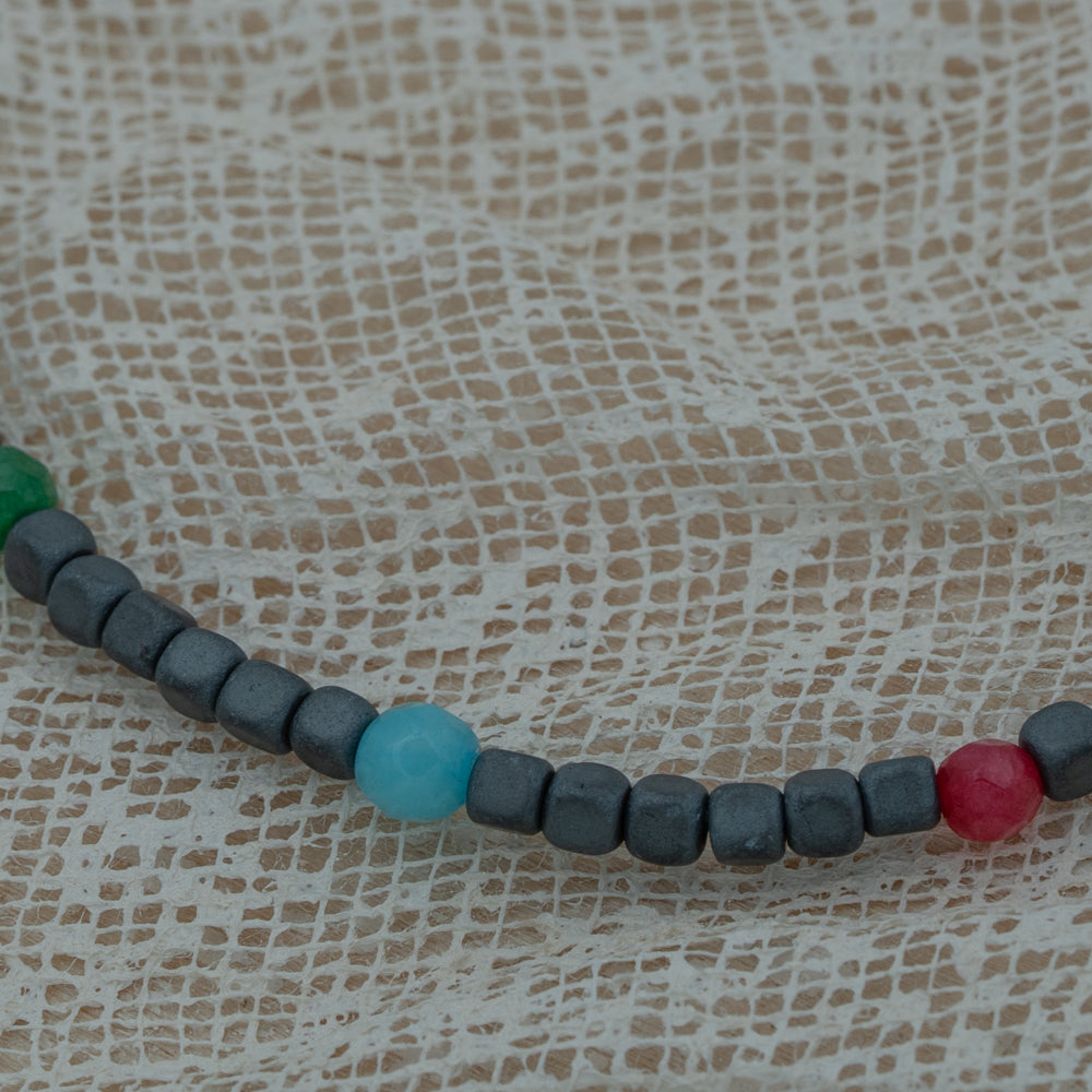 Hematite agate bracelet