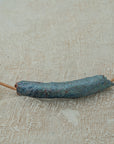 handmade clay pendant blue green shades