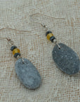 Sea pebble earrings