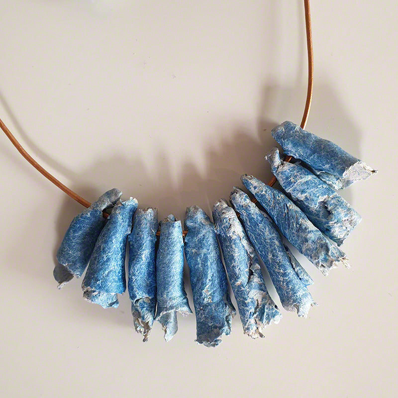 handmade clay necklace