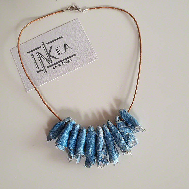 handmade clay necklace