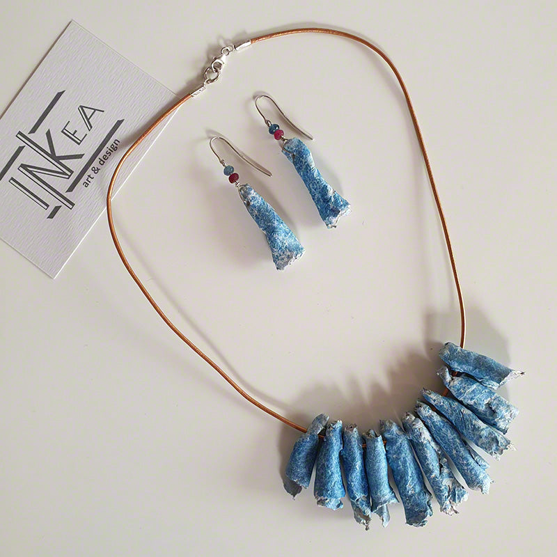 handmade clay necklace