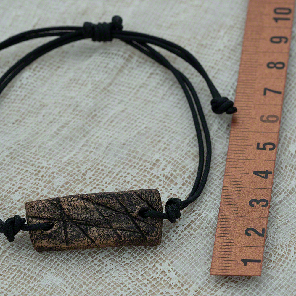 unisex clay bracelet