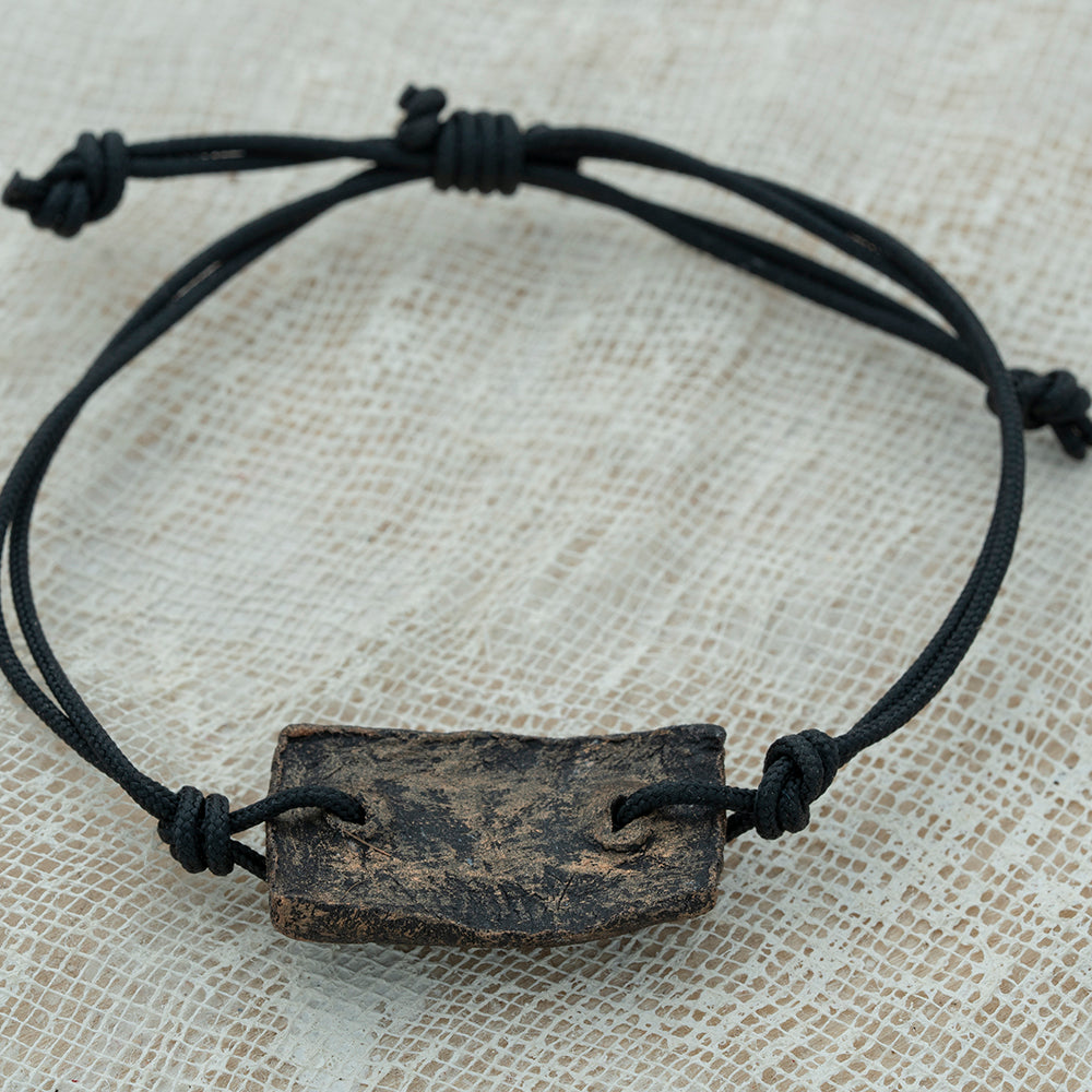 handmade clay unisex bracelet
