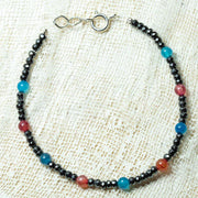 hematite agate beads bracelet