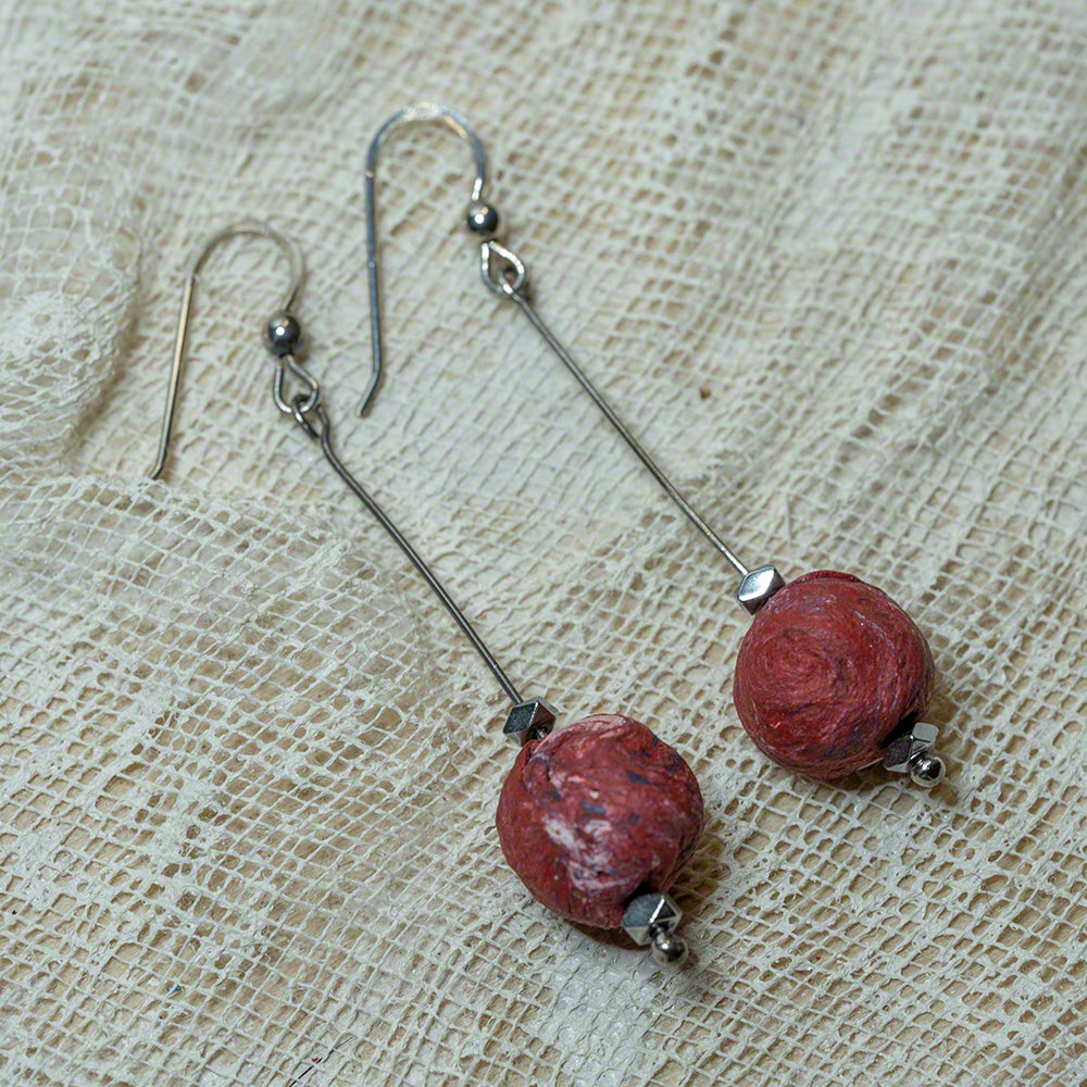 earrings handmade clay beads