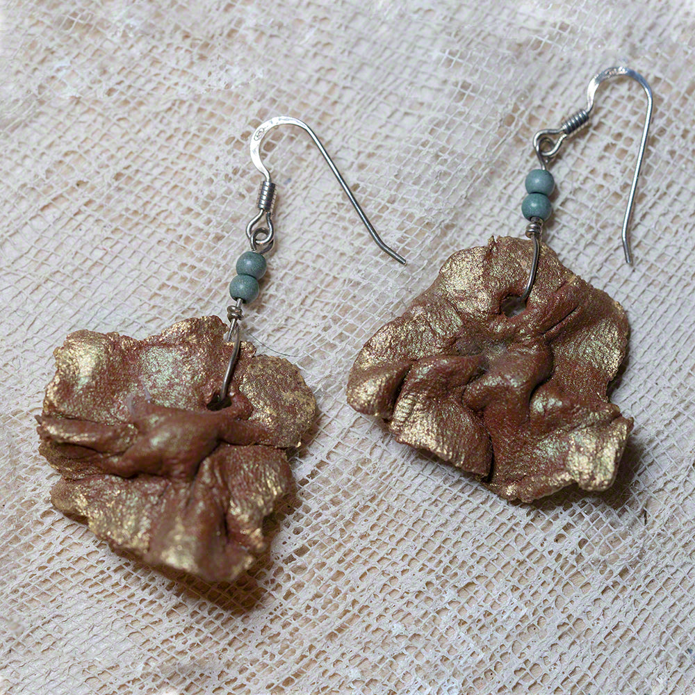 handmade clay earrings