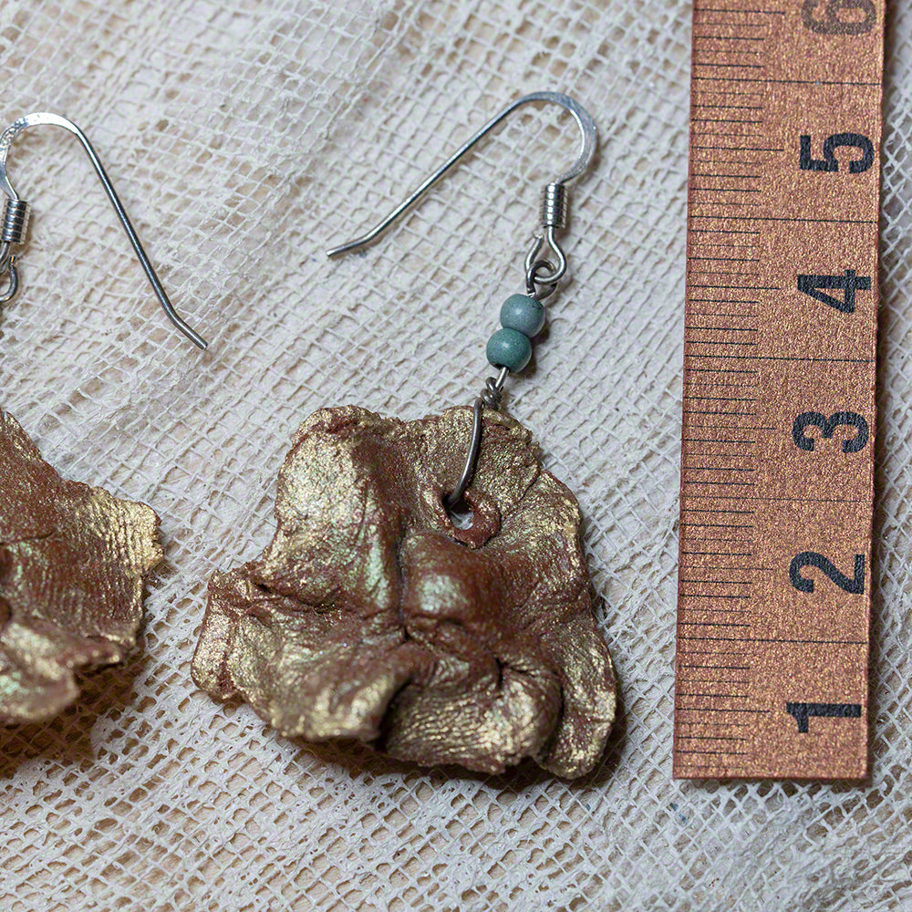 handmade clay earrings