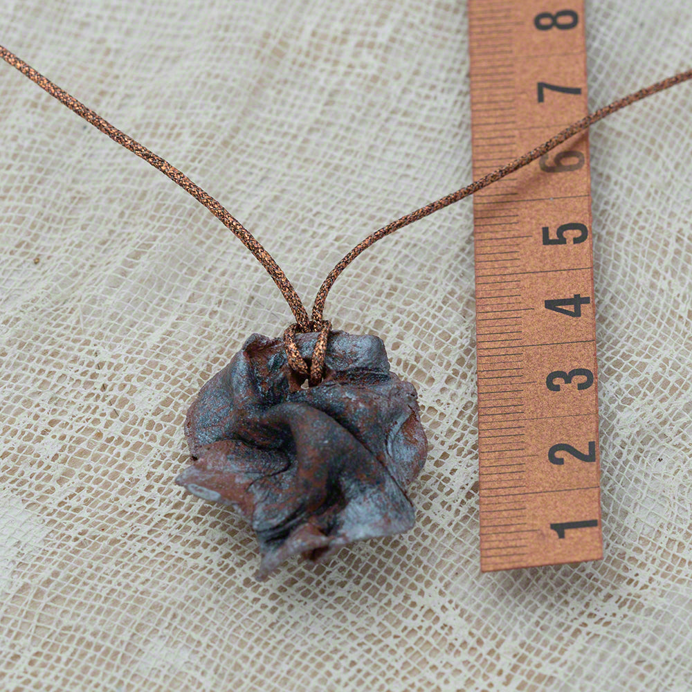 handmade clay pendant