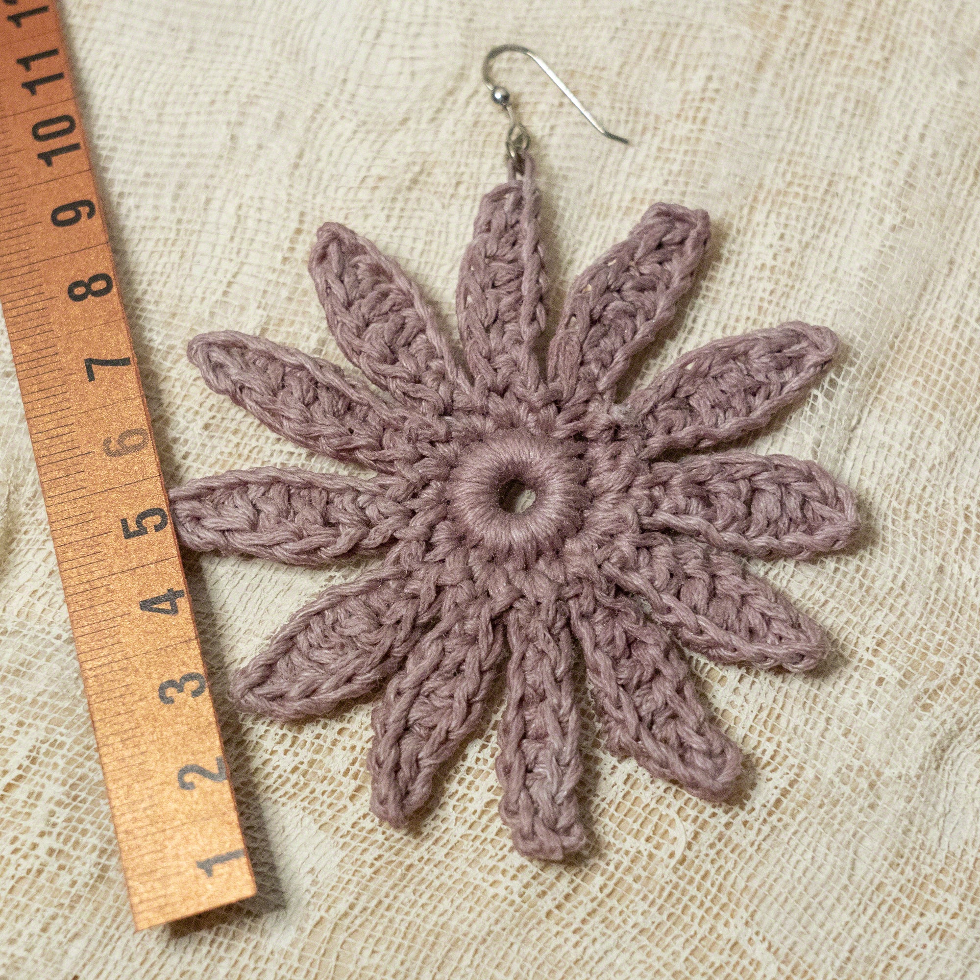 handmade crochet earrings