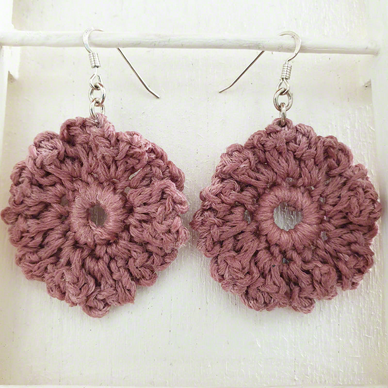 handmade crochet earrings