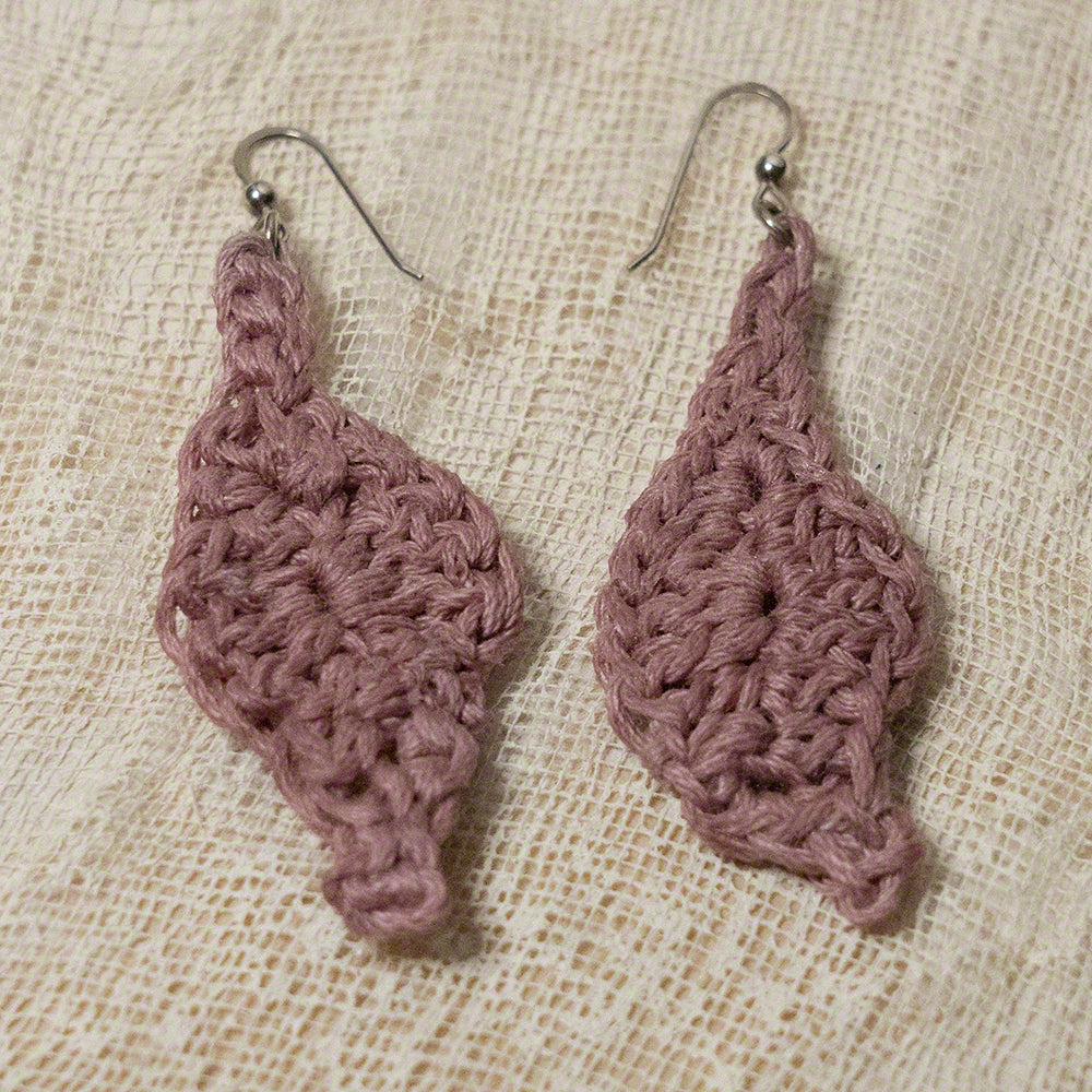 handmade crochet earrings