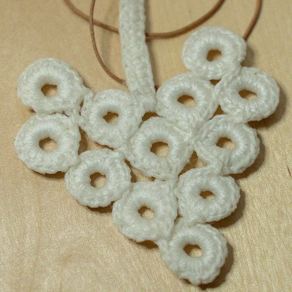 crochet pendant grape