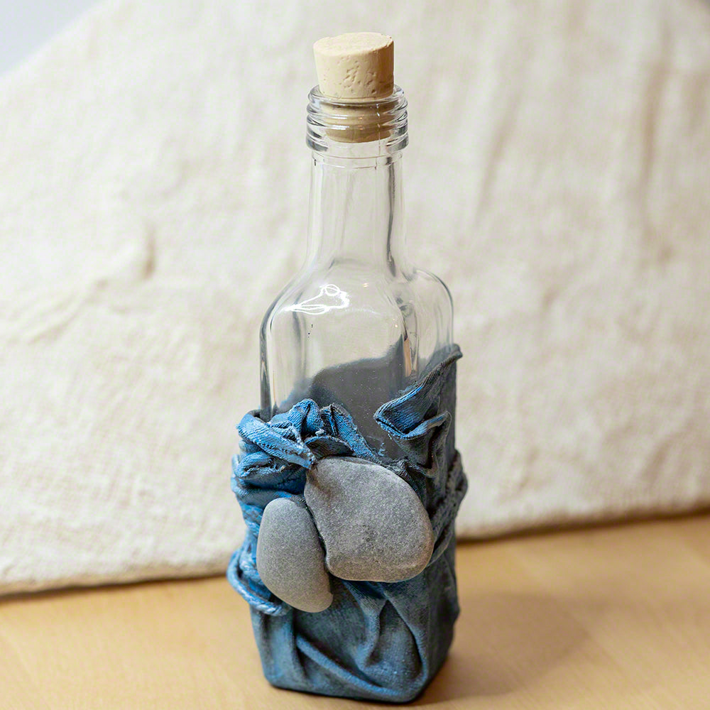 Handmade decorative bottle