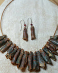 handmade clay necklace