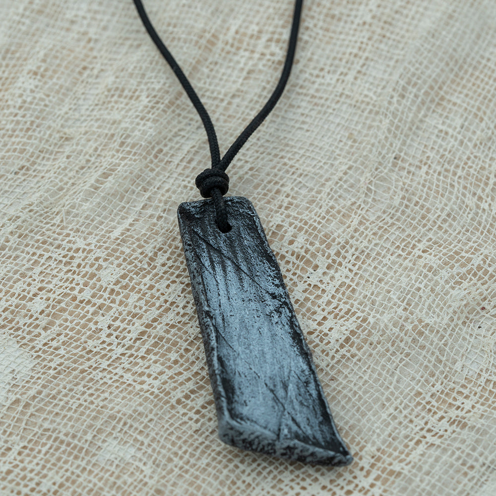 unisex clay pendant