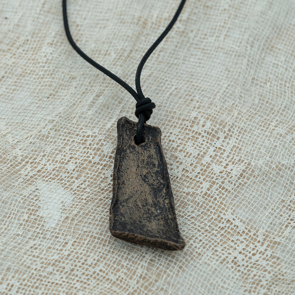 unisex clay pendant