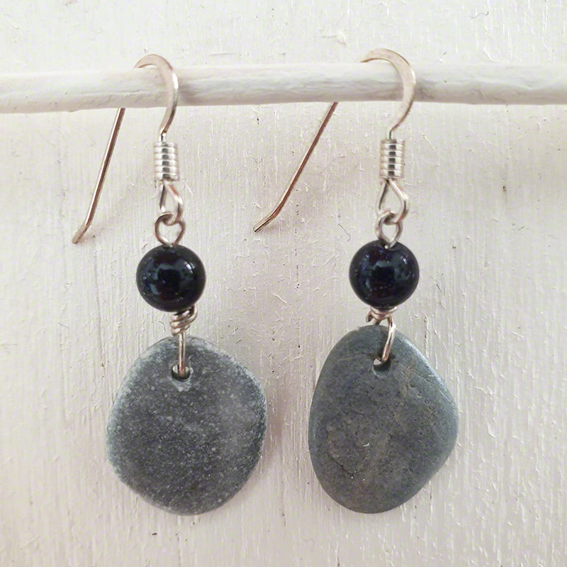 sea pebble earrings