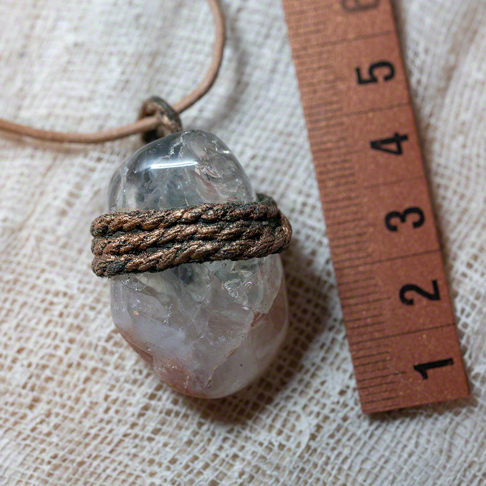 translucent agate pendant