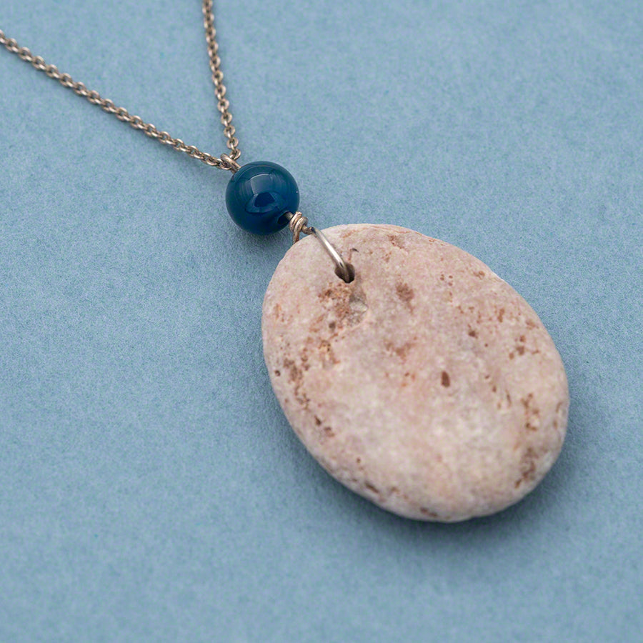 Sea pebble pendant