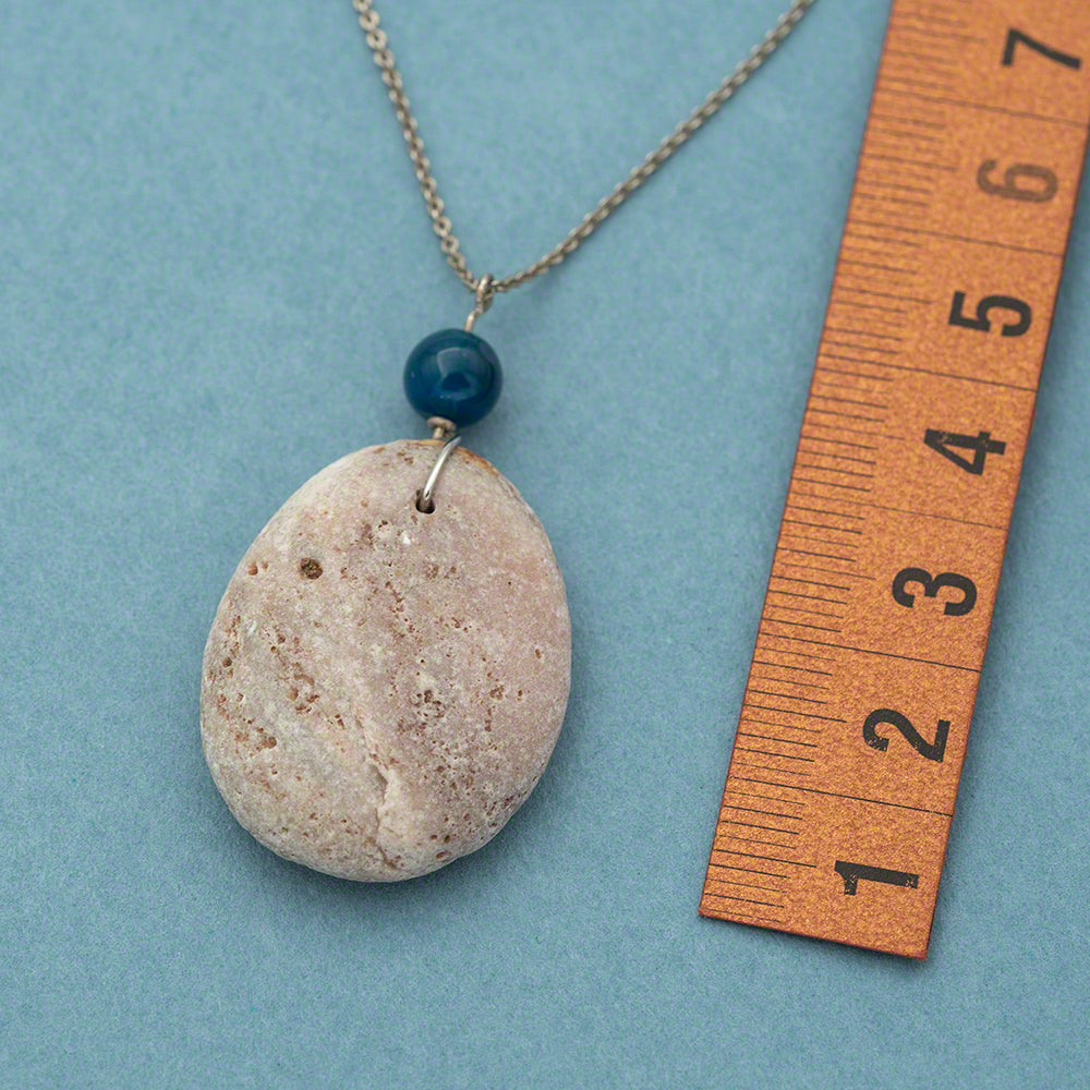 Sea pebble pendant